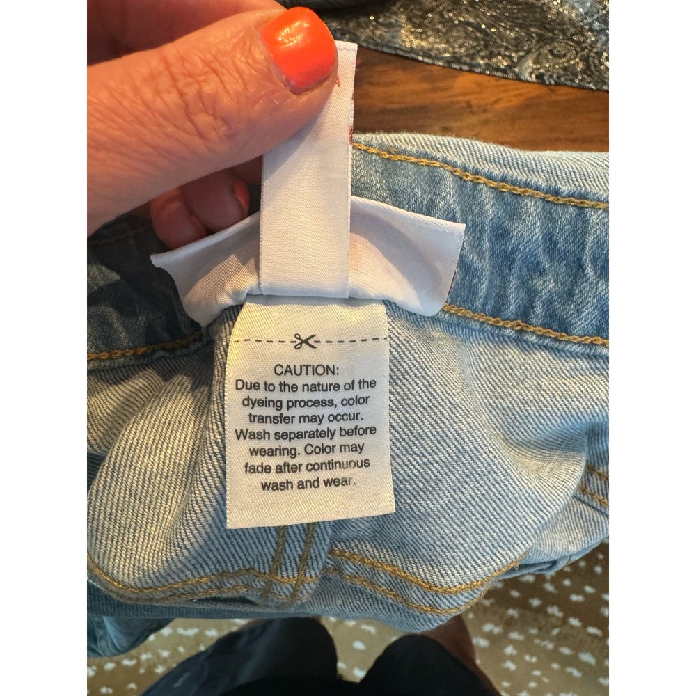 Isabel Maternity  Ingrid & Isabel Shotalls Jean Shorts and Bib Overalls Womens 8 - Picture 11 of 13